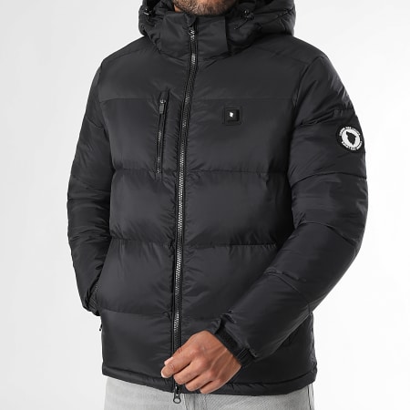 Comme Des Loups - Doudoune Capuche Chauffante California Noir