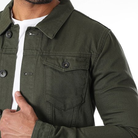 LBO - Ensemble Veste Jean Et Jogger Pant Fit 3972 Vert Kaki