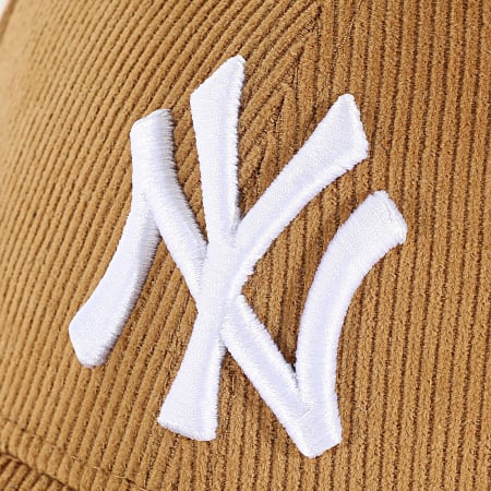 New Era - Casquette Velours Côtelé 9Forty NY Yankees 70956562 Camel Clair