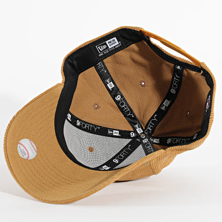 New Era - Casquette Velours Côtelé 9Forty NY Yankees 70956562 Camel Clair
