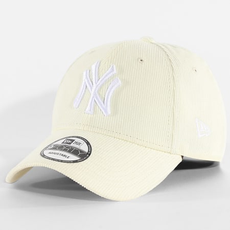 New Era - Casquette Velours Côtelé 9Forty NY Yankees 70957091 Ecru