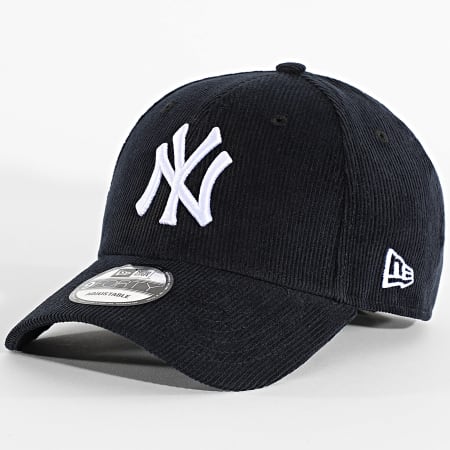 New Era - Casquette Velours Côtelé 9Forty NY Yankees 70957095 Bleu Marine Foncé