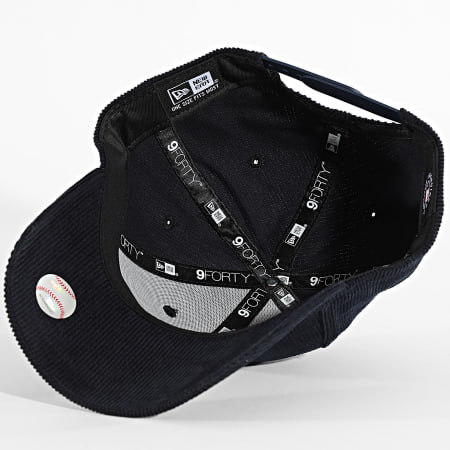 New Era - Casquette Velours Côtelé 9Forty NY Yankees 70957095 Bleu Marine Foncé