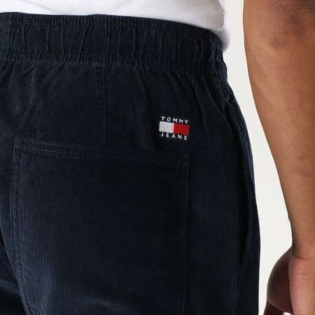 Tommy Jeans - Pantalon Chino Côtelée Isaac Cord 1997 Bleu Marine