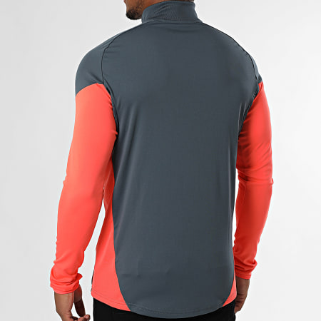 Adidas Sportswear - Tee Shirt Manches Longues A Bandes Bayern Munich JN5610 Gris Anthracite Orange