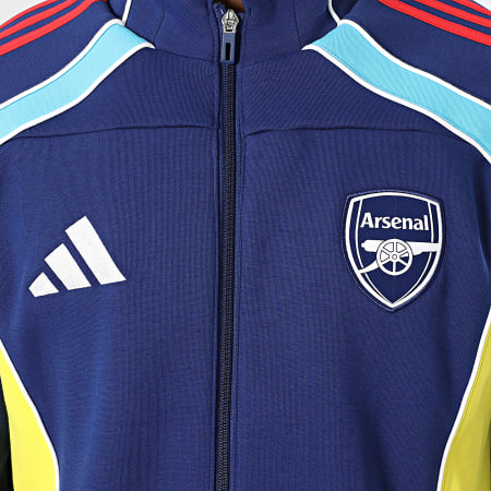 Adidas Sportswear - Veste Zippée A Bandes Arsenal JM9400 Bleu Roi