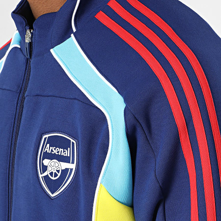 Adidas Sportswear - Veste Zippée A Bandes Arsenal JM9400 Bleu Roi