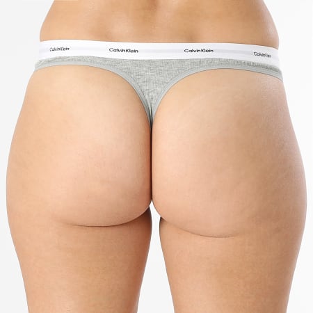 Calvin Klein - Dames string QD5357 Heather Grey