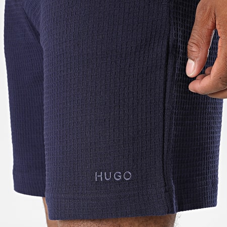 HUGO - Short Jogging Waffle Austin 50532023 Bleu Marine
