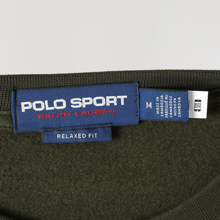 Polo Sport Ralph Lauren - Sweat Crewneck Logo Sport Vert Kaki Foncé