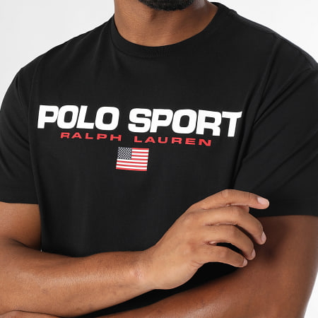 Polo Sport Ralph Lauren - Tee Shirt Logo Sport Noir
