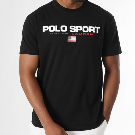 Polo Sport Ralph Lauren - Tee Shirt Logo Sport Noir