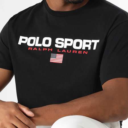 Polo Sport Ralph Lauren - Tee Shirt Logo Sport Noir