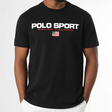 Polo Sport Ralph Lauren - Tee Shirt Logo Sport Noir