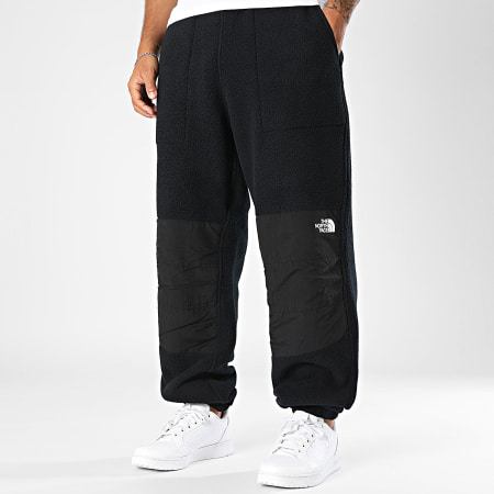 The North Face - Pantalon Jogging Polaire Relaxed Fit Retro Denali A88XK Noir