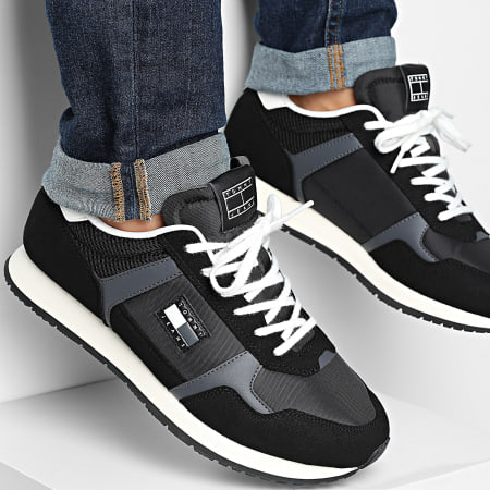Tommy Jeans - Baskets TJM Runner Casual 1617 Black