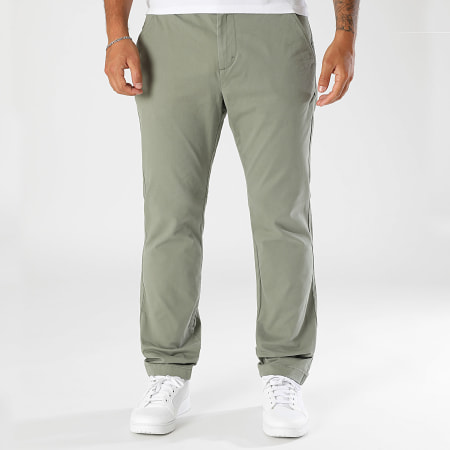 Tommy Jeans - Pantalon Chino Austin 0282 Vert Kaki
