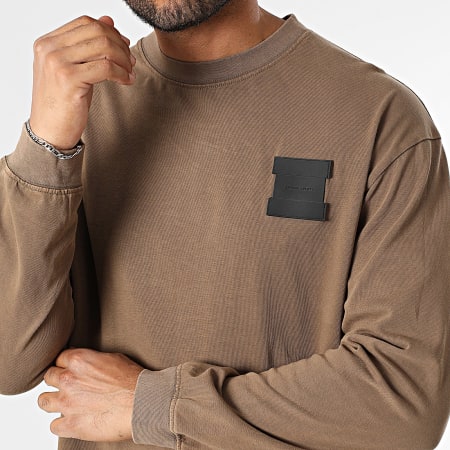 Classic Series - Tee Shirt Manches Longues Oversize 595 Marron