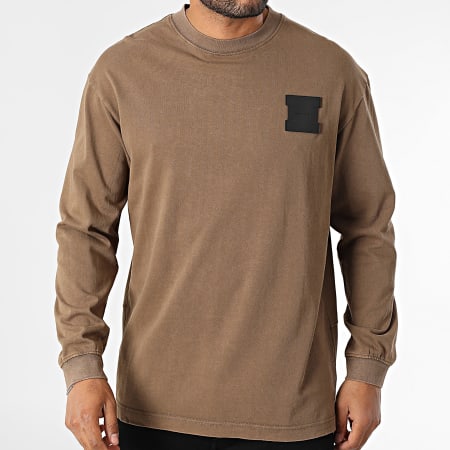 Classic Series - Tee Shirt Manches Longues Oversize 595 Marron