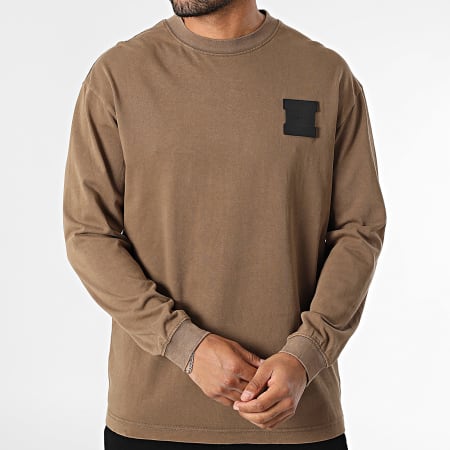 Classic Series - Tee Shirt Manches Longues Oversize 595 Marron