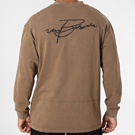 Classic Series - Tee Shirt Manches Longues Oversize 595 Marron
