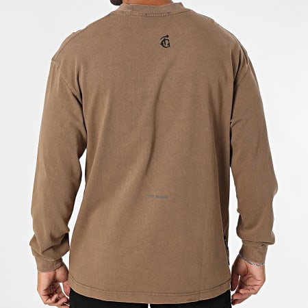 Uniplay - Tee Shirt Manches Longues Oversize 593 Marron