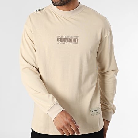 Uniplay - Tee Shirt Manches Longues Oversize 585 Beige