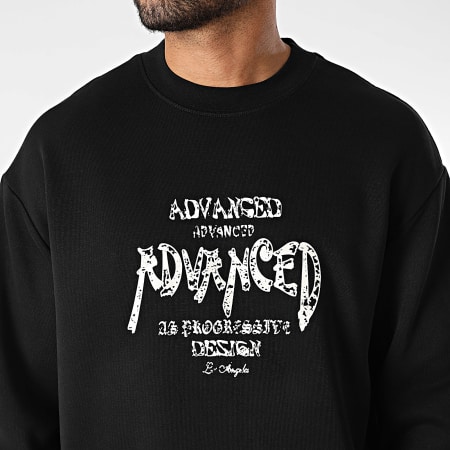 Uniplay - Sudadera oversize con cuello redondo 568 Negro