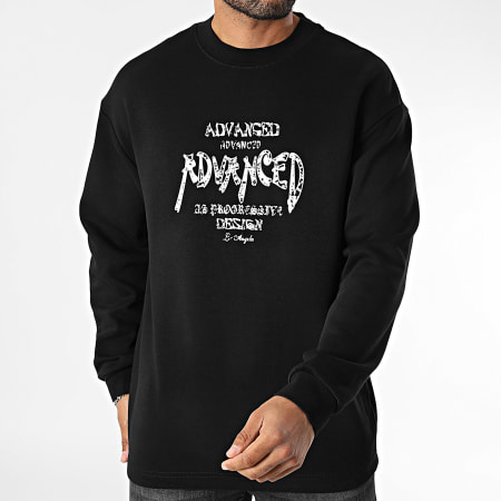 Uniplay - Sudadera oversize con cuello redondo 568 Negro