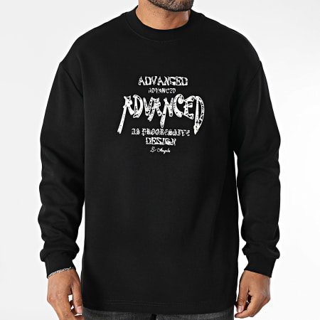 Uniplay - Sudadera oversize con cuello redondo 568 Negro