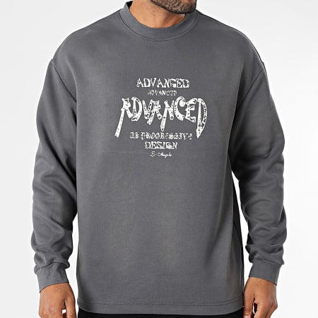 Uniplay - Sudadera oversize con cuello redondo 568 Gris antracita