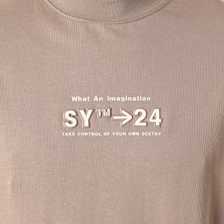 Uniplay - Tee Shirt Manches Longues Oversize 586 Beige Foncé