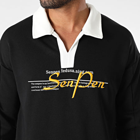 Uniplay - 49A Sweat Top Cuello V Negro