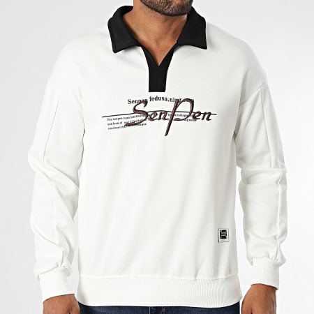 Uniplay - Sudadera cuello pico 49A Blanco