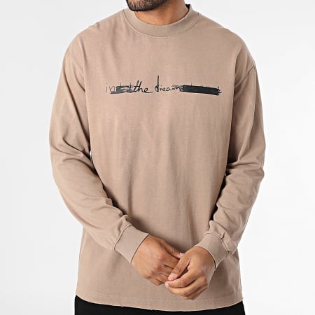 Uniplay - Tee Shirt Manches Longues Oversize 591 Beige Foncé