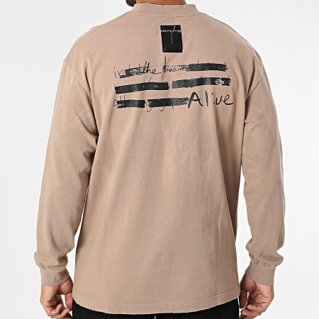 Uniplay - Tee Shirt Manches Longues Oversize 591 Beige Foncé