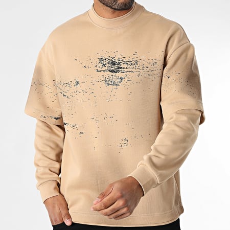 Uniplay - Sudadera oversize con cuello redondo 566 Beige