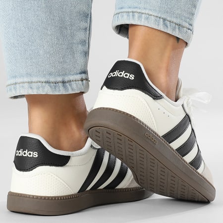 Adidas Performance - Breaknet Sleek Zapatillas Mujer JQ8253 Core Blanco Core Negro Gris Tres