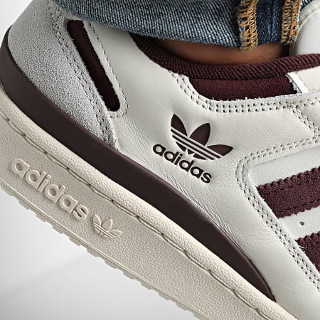 Adidas Originals - Baskets Forum Low JQ0206 Cloud White Aurora Ruby Wonder White