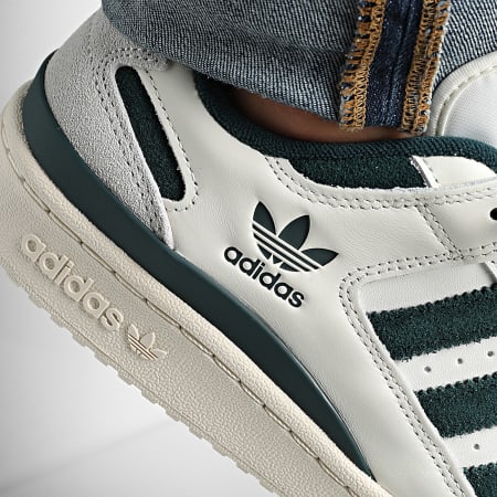 Adidas Originals - Baskets Forum Low JQ0207 Cloud White Aurora Ivy Wonder White