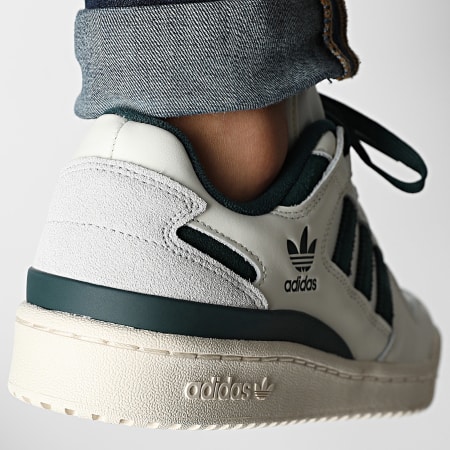 Adidas Originals - Baskets Forum Low JQ0207 Cloud White Aurora Ivy Wonder White