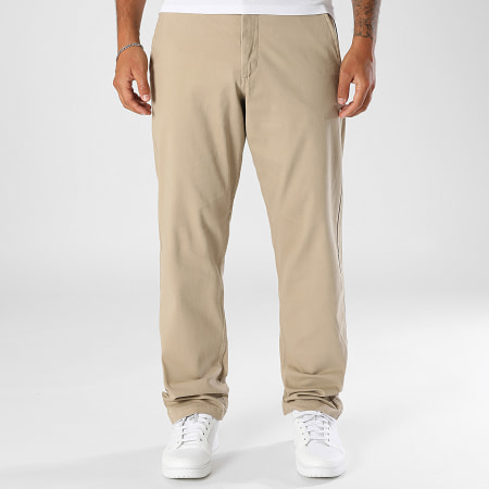 Jack And Jones - Lot De 2 Pantalons Chino Kane Dave Beige Bleu Marine