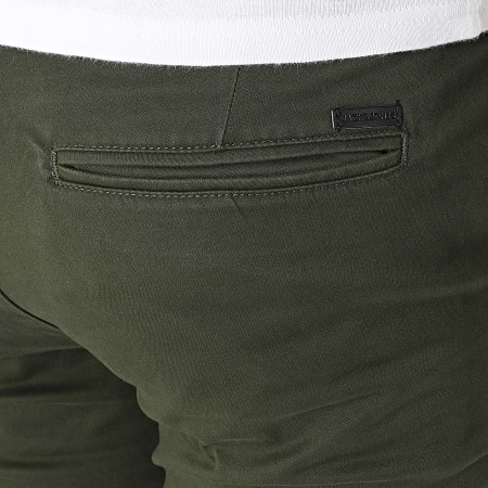NN07 Pantalon Velours Côtelé Homme Marron Coton Classique (EU 36