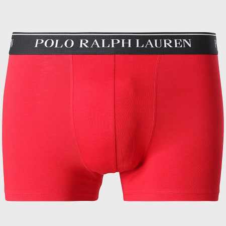 Polo Ralph Lauren - Lot De 5 Boxers Classic Noir Blanc Rouge Bleu Roi Beige Chiné