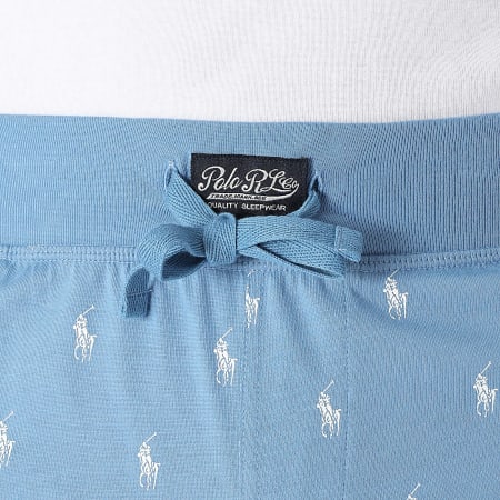 Polo Ralph Lauren - Pantalon Jogging All Over Player Bleu Clair