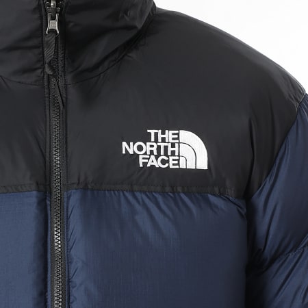 The North Face - Doudoune Capuche Retro Nuptse 1996 A3C8D Bleu Marine Noir