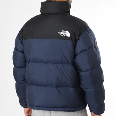 The North Face - Doudoune Capuche Retro Nuptse 1996 A3C8D Bleu Marine Noir