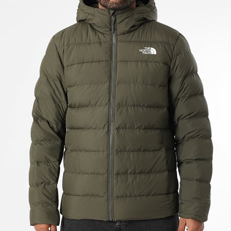 The North Face - Doudoune Capuche Aconcagua 3 A84I1 Vert Kaki