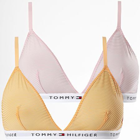 Tommy Hilfiger - Juego De 2 Sujetadores De Mujer 5987 Rosa Naranja