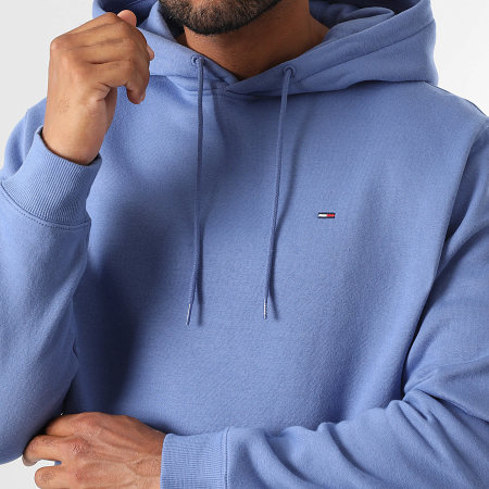 Tommy Jeans - Sweat Capuche Flag 0742 Bleu
